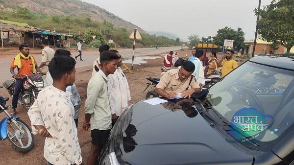 Raigarh News: रायगढ़ में बिना हेलमेट के 265 व्यक्तियों का कटा…- भारत संपर्क