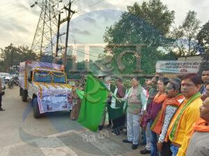 निक्षय-निरामय के प्रचार-प्रसार रथ को हरी झंडी दिखाकर उद्योग मंत्री लखन लाल देवांगन ने किया रवाना – भारत संपर्क न्यूज़ …