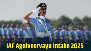 IAF Agniveervayu Intake 2025: अग्निवीरवायु इंटेक के लिए जल्द करें आवेदन, लास्ट…