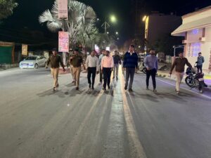नगरीय निकाय चुनाव के मद्देनजर पुलिस और प्रशासन का फ्लैग…- भारत संपर्क