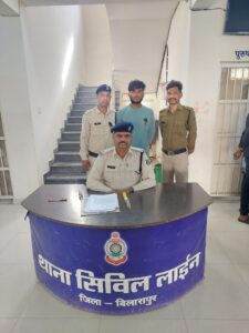 सिविल लाइन पुलिस ने चाकू के साथ बदमाशों को पकड़ा, तो वही…- भारत संपर्क
