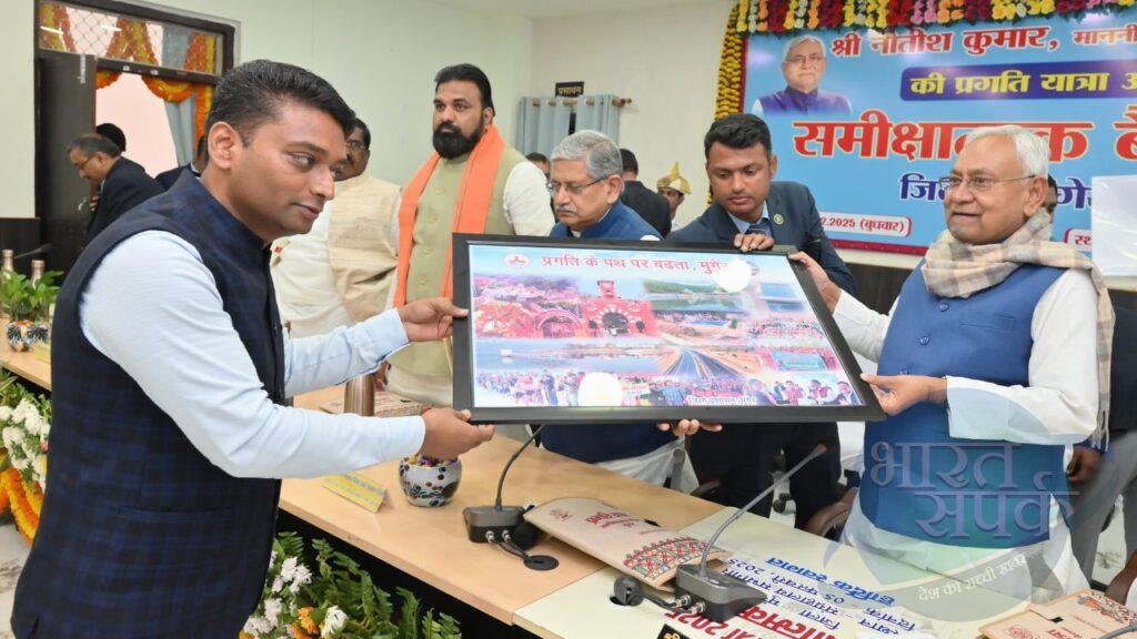 मुंगेर को योजनाओं की सौगात, सड़क से लेकर पयर्टन तक दिखेगा विकास; CM नीतीश… मुंगेर को योजनाओं की सौगात, सड़क से लेकर पयर्टन तक दिखेगा विकास; CM नीतीश…