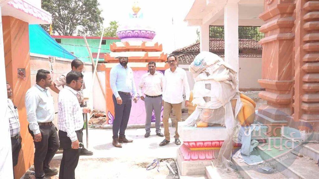 *कलेक्टर और एस एस पी ने दोकड़ा जगन्नाथ मंदिर के निर्माण कार्य का अवलोकन…- भारत संपर्क