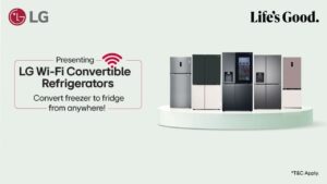 LG ने लॉन्च किया Wi-Fi कनवर्टिबल रेफ्रीजिरेटर, कहीं से भी कर सकते हैं कंट्रोल – भारत संपर्क