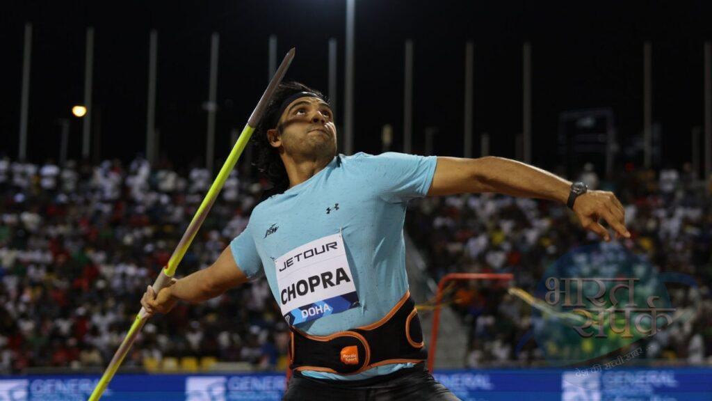 Neeraj Chopra: नीरज चोपड़ा ने 90.23 मीटर थ्रो के साथ बनाया रिकॉर्ड, दोहा मे… – भारत संपर्क Neeraj Chopra: नीरज चोपड़ा ने 90.23 मीटर थ्रो के साथ बनाया रिकॉर्ड, दोहा मे… – भारत संपर्क