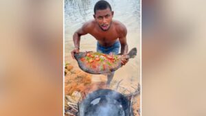 Viral Video: मछली फ्राई करने चले थे, खुद ही फ्राई होने से बचे!