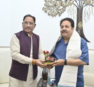 मुख्यमंत्री साय से बीसीसीआई उपाध्यक्ष राजीव शुक्ला ने की…- भारत संपर्क