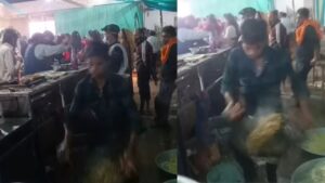 शादी के पंडाल में लड़के ने मैगी से भी तेज बनाई चाऊमीन, तरीका देख शेफ भी रह जाएंगे…