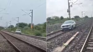 Viral Video: रेलवे ट्रैक पर महिला ने सबवे सफर की तरह दौड़ाई कार, 1 घंटे तक ये…