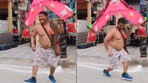 भोले की भक्ति में मस्त कांवड़िया, भजन पर दिखाए ऐसे मूव्ज; हो गया वायरल- Video
