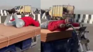 Viral Video: ई-रिक्शा से हाइवे पर हवाई जहाज का मजा ले रहा था बंदा, अंदाज देख कांप…
