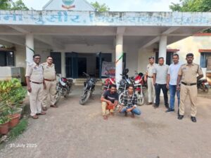 चोरी की 2 लाख 40 हजार के 5 बाइक बरामद, साप्ताहिक बाजार से बाइक चोरी करने वाले गिरोह … – भारत संपर्क न्यूज़ …
