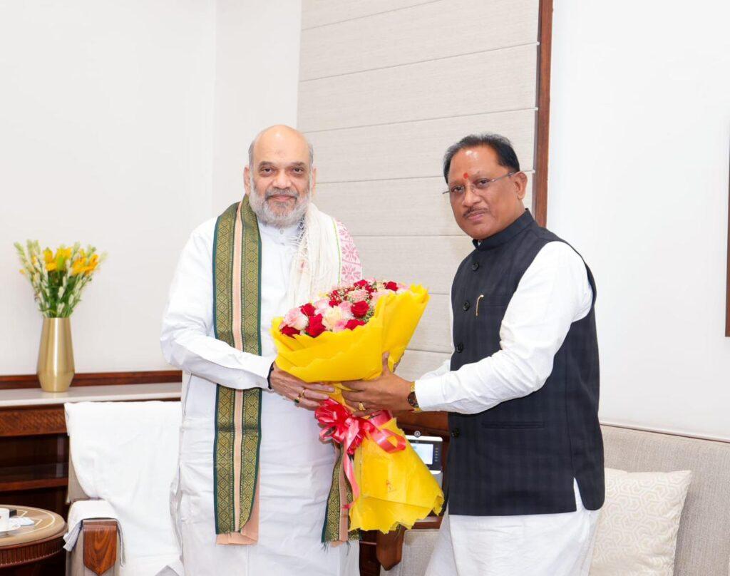 केंद्रीय गृह मंत्री अमित शाह से मिले मुख्यमंत्री विष्णुदेव…- भारत संपर्क केंद्रीय गृह मंत्री अमित शाह से मिले मुख्यमंत्री विष्णुदेव…- भारत संपर्क
