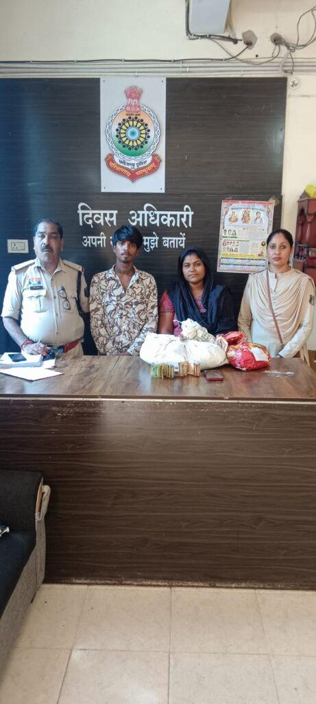 गांजा तस्करी में महिला सहित दो आरोपी गिरफ्तार, 3.74 किलो…- भारत संपर्क गांजा तस्करी में महिला सहित दो आरोपी गिरफ्तार, 3.74 किलो…- भारत संपर्क