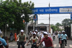 राष्ट्रीय खेल दिवस के तहत शहर में निकली साइकिल रैली, स्कूली…- भारत संपर्क