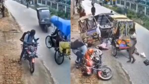 VIDEO: ये तो गजब हो गया…इतना उच्च कोटि का एक्सीडेंट आपने कभी नहीं देखा होगा!