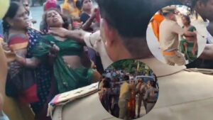 वाह यूपी पुलिस! महिलाओं का गला पकड़ा, लाठियों से पीटा; सड़क पर दिखाई बर्बरत… – भारत संपर्क