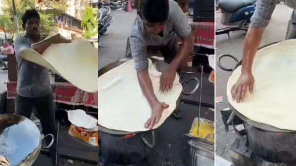 Viral Video: बाहुबली पराठा बनाने के दौरान बंदे ने किया कुछ ऐसा, पक्का छोड़ देंगे बाहर… Viral Video: बाहुबली पराठा बनाने के दौरान बंदे ने किया कुछ ऐसा, पक्का छोड़ देंगे बाहर…