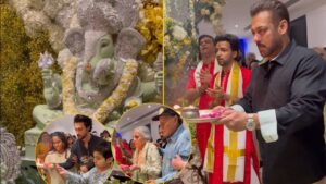 Salman khan Ganesh Utsav: सलमान खान के घर गणपति उत्सव की धूम, माता-पिता के साथ… – भारत संपर्क