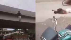 Viral Video: फ्लाईओवर से स्टंट मारकर हीरो बनना चाहता था लड़का, अंत में हुआ कुछ बुरी…