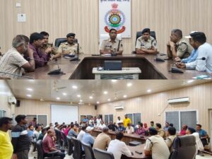 दुर्गा उत्सव को लेकर पुलिस कंट्रोल रूम में शांति समिति की बैठक, पुलिस-प्रशासन ने… – भारत संपर्क न्यूज़ …