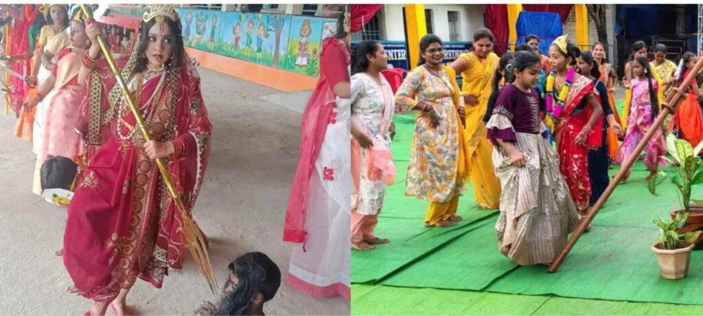 *जीवंत हुआ महिषासुर मर्दन का प्रसंग,देव पब्लिक स्कूल एवं डीपीएस प्राइमरी…- भारत संपर्क