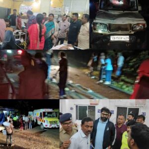 *Big breakink:- गणेश विसर्जन कर लौट रहे श्रद्धालुओं को बोलेरो ने रौंदा, 3…- भारत संपर्क