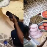 Viral Video: फर्श पर कलाकारी दिखाकर बंदे ने बना खाने से भरी थाली, बारीकी देख उड़े…