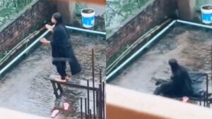 Viral Video: लड़की छत पर बना रही थी रील पर कैमरे रिकॉर्ड हुआ अलग ही सीन, लोग बोले- और…