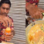 VIDEO: पहले फैंटा फिर अंडा, भिंडी-टमाटर डालकर बनाई ऐसी चीज, देखते ही भड़क गए लोग