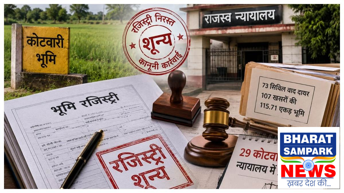 दुर्ग में कोटवारों द्वारा जमीन बेचने का बड़ा मामला, कलेक्टर के निर्देश पर 73 सिविल वाद दायर