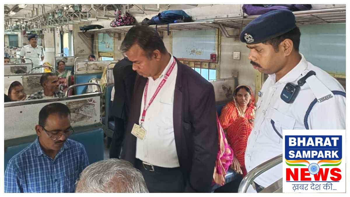 43,710 बेटिकट यात्री धराए…. दक्षिण पूर्व मध्य रेलवे ने वसूला 3.13 करोड़ का भारी जुर्माना