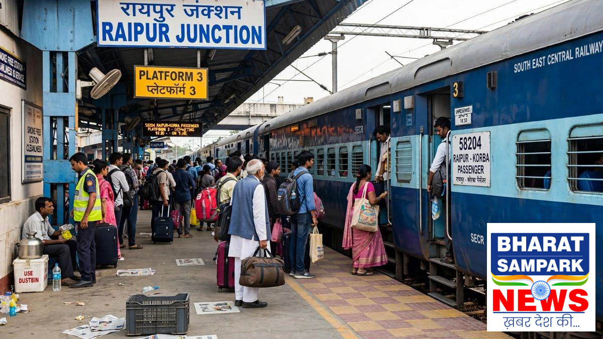 Indian Railway: छत्तीसगढ़ के रेल यात्रियों को बड़ी राहत… आज से फिर चलेगी रायपुर-कोरबा पैसेंजर ट्रेन