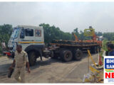 NH-130 में खराब ट्रेलर से भिड़े दो वाहन, सात घंटे थमा रहा अंबिकापुर-बिलासपुर मार्ग