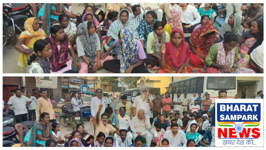 जशपुर में करंट से 2 मजदूरों की मौत पर बवाल, शव लेने से इनकार, 50 लाख मुआवजे पर चक्काजाम