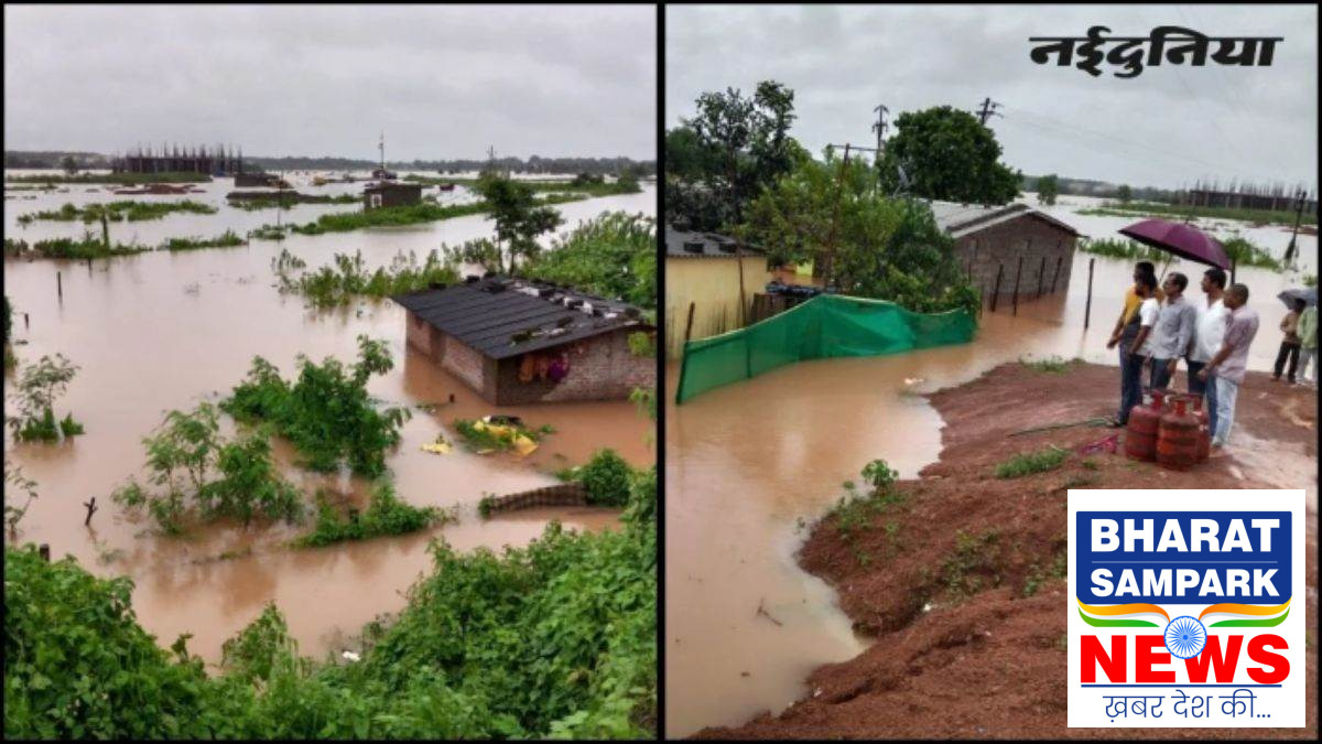 छत्तीसगढ़ में बाढ़ से 22 जिलों में तबाही: 1,083 गांवों के 74,000 से ज्यादा लोग चपेट में, 15 की मौत