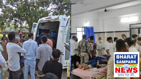 धमतरी में श्रद्धालुओं से भरा वाहन पलटा, बच्चों समेत 25 लोग घायल; 40 से ज्यादा लोग थे सवार